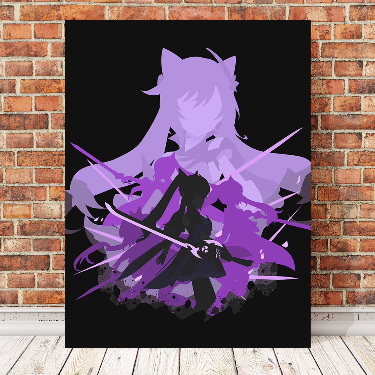 Exquisite Keqing Wall Art by Amrisaurus