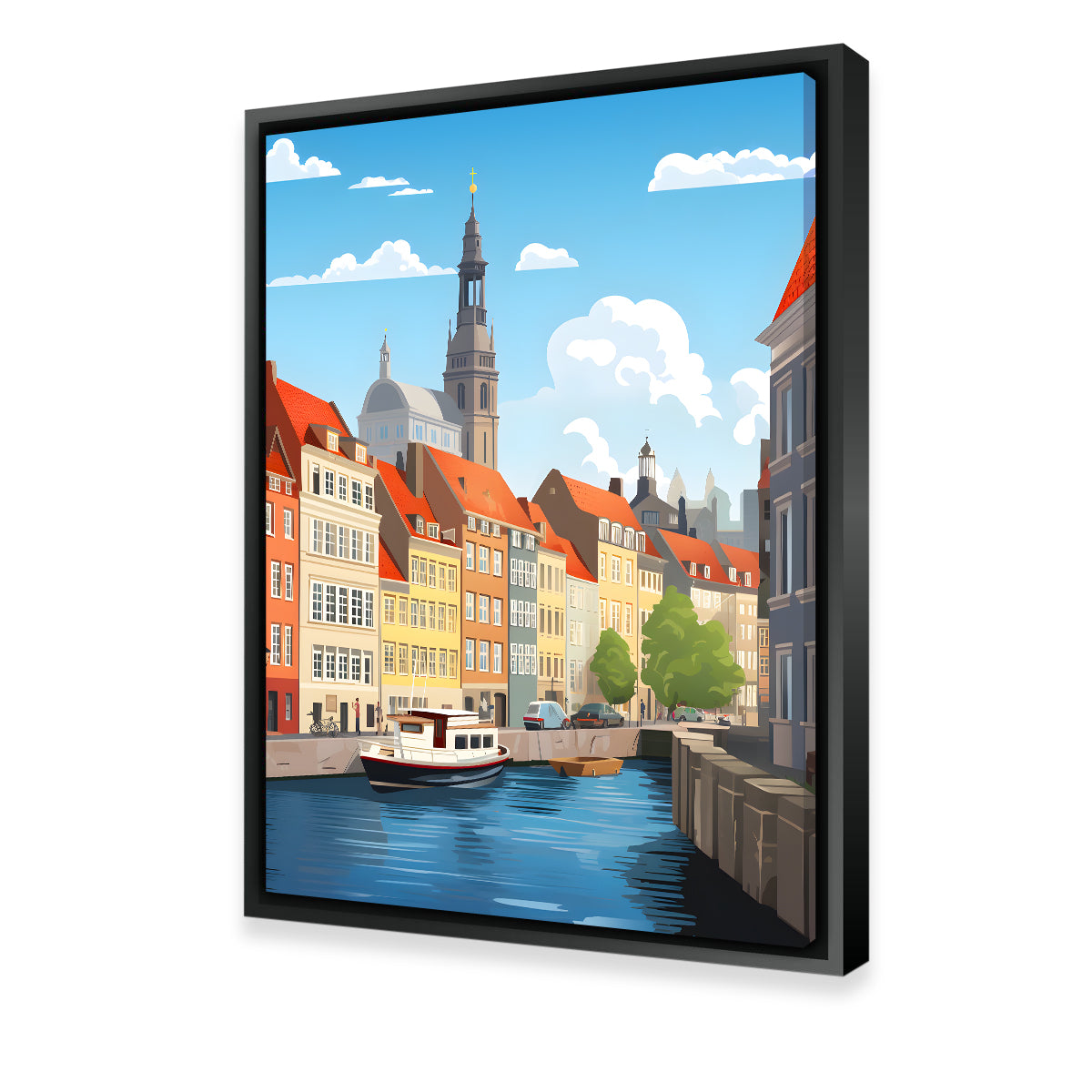Stunning Copenhagen Wall Art by Valth Graphics