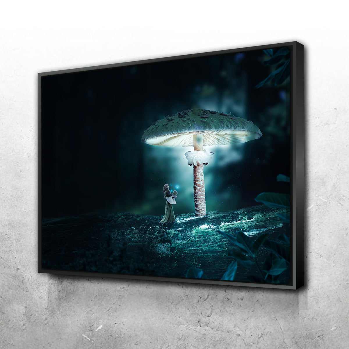 Stunning Mushrooms Wall Art by Milos