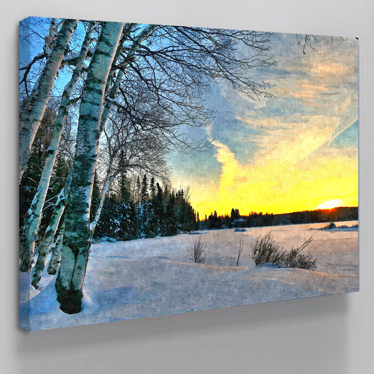Denise Dundon's End Of A Winter's Day Stunning Wall Art