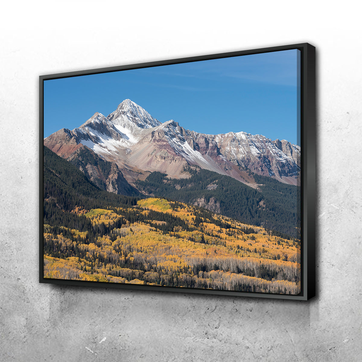 Stunning Wilson Peak Wall Art - Handmade Museum Quality Canvas