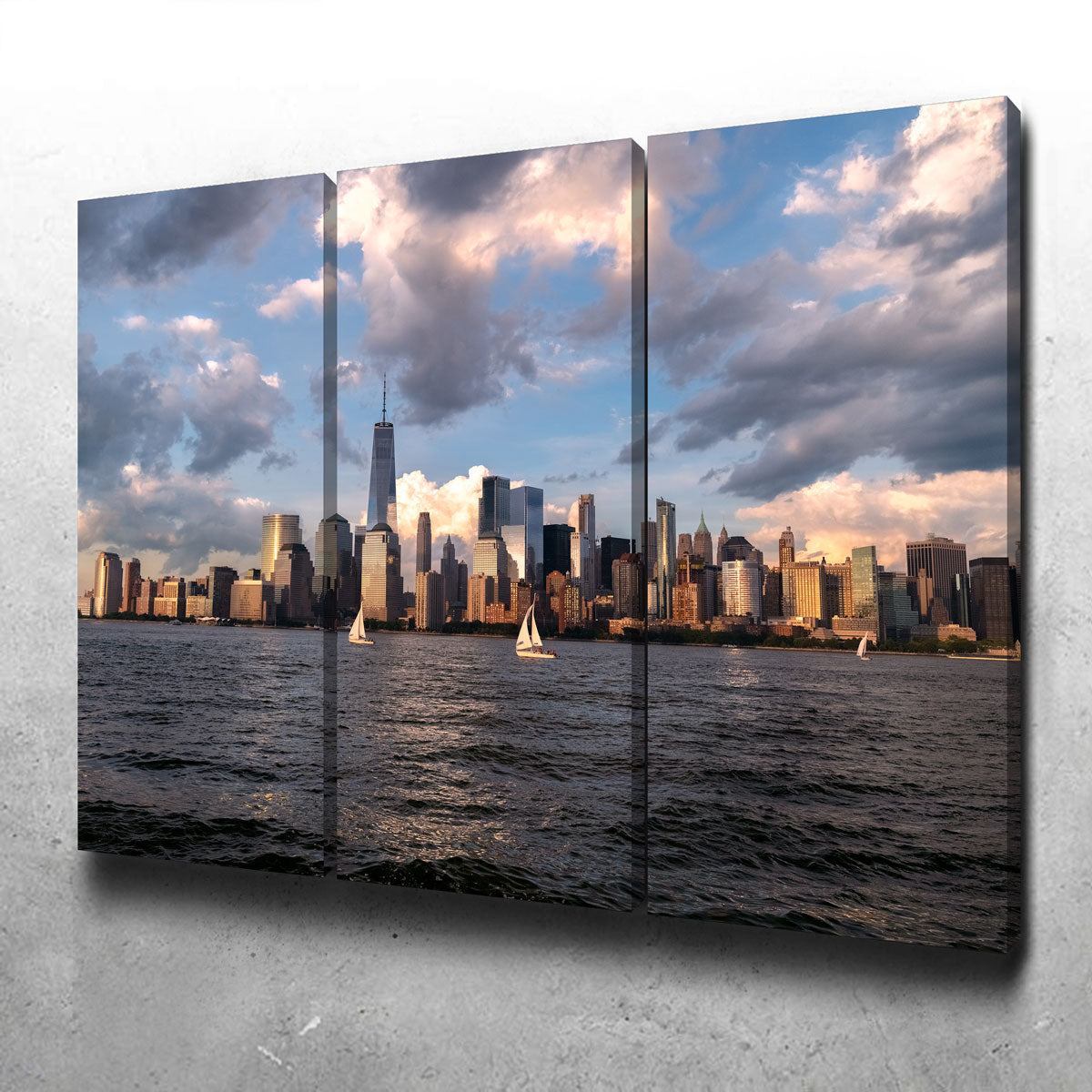 Exquisite Sunset Sails Wall Art by Shaun Mayer