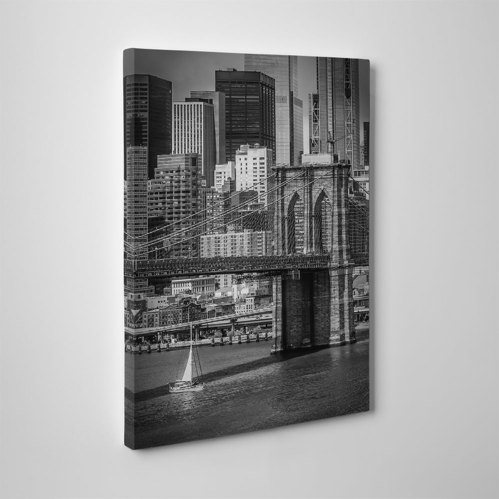 Stunning Brooklyn Bridge & Lower Manhattan Wall Art by Melanie Viola