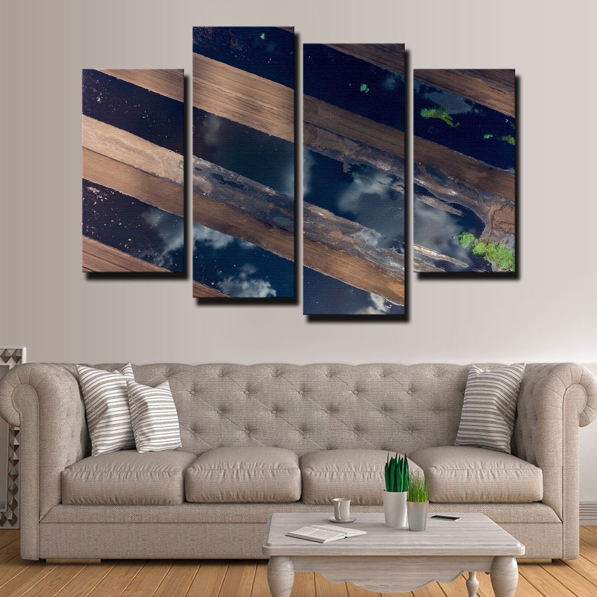 Exquisite Water and Dirt Wall Art by Karolis Janulis