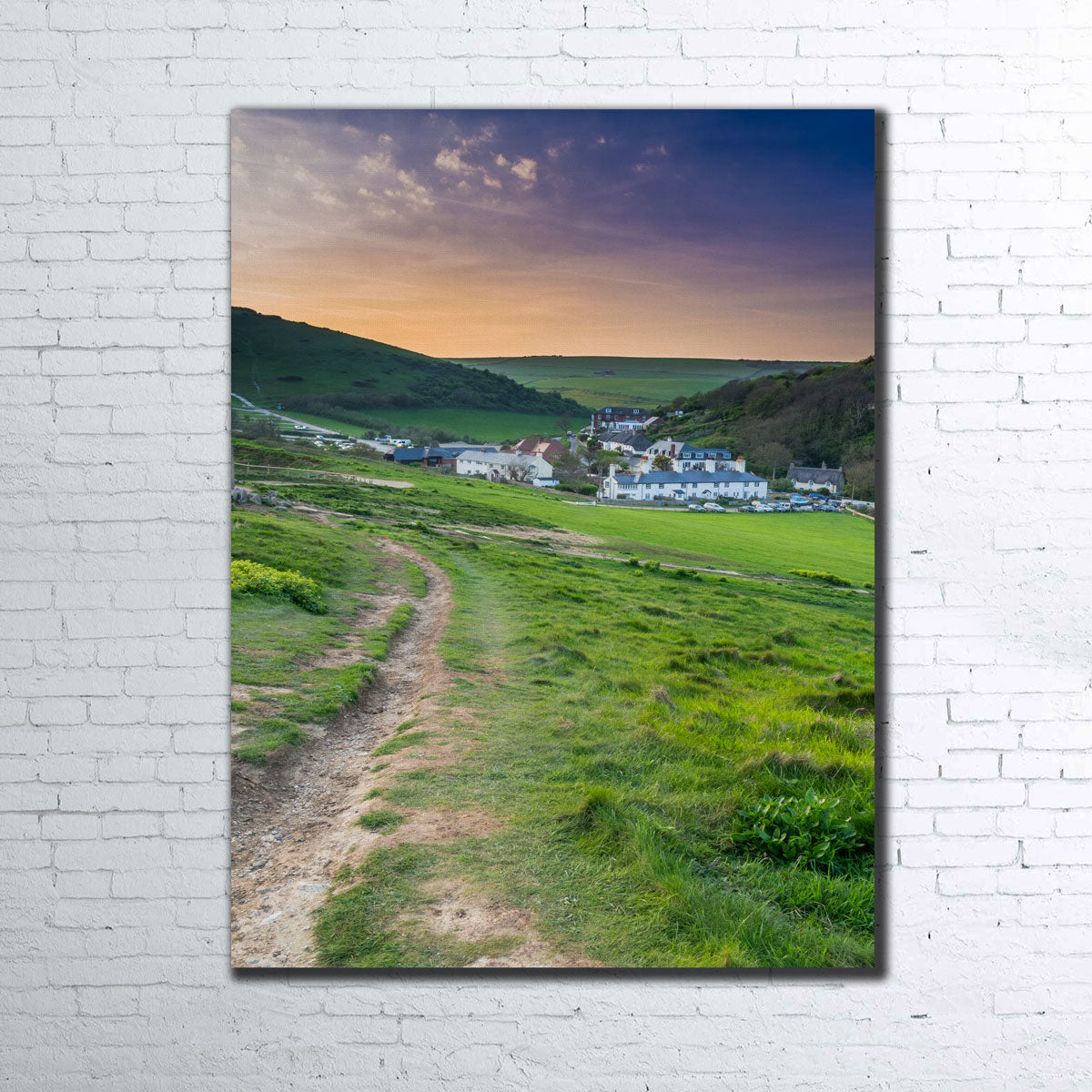 Exquisite Lulworth Cove Wall Art by Mike Cotton