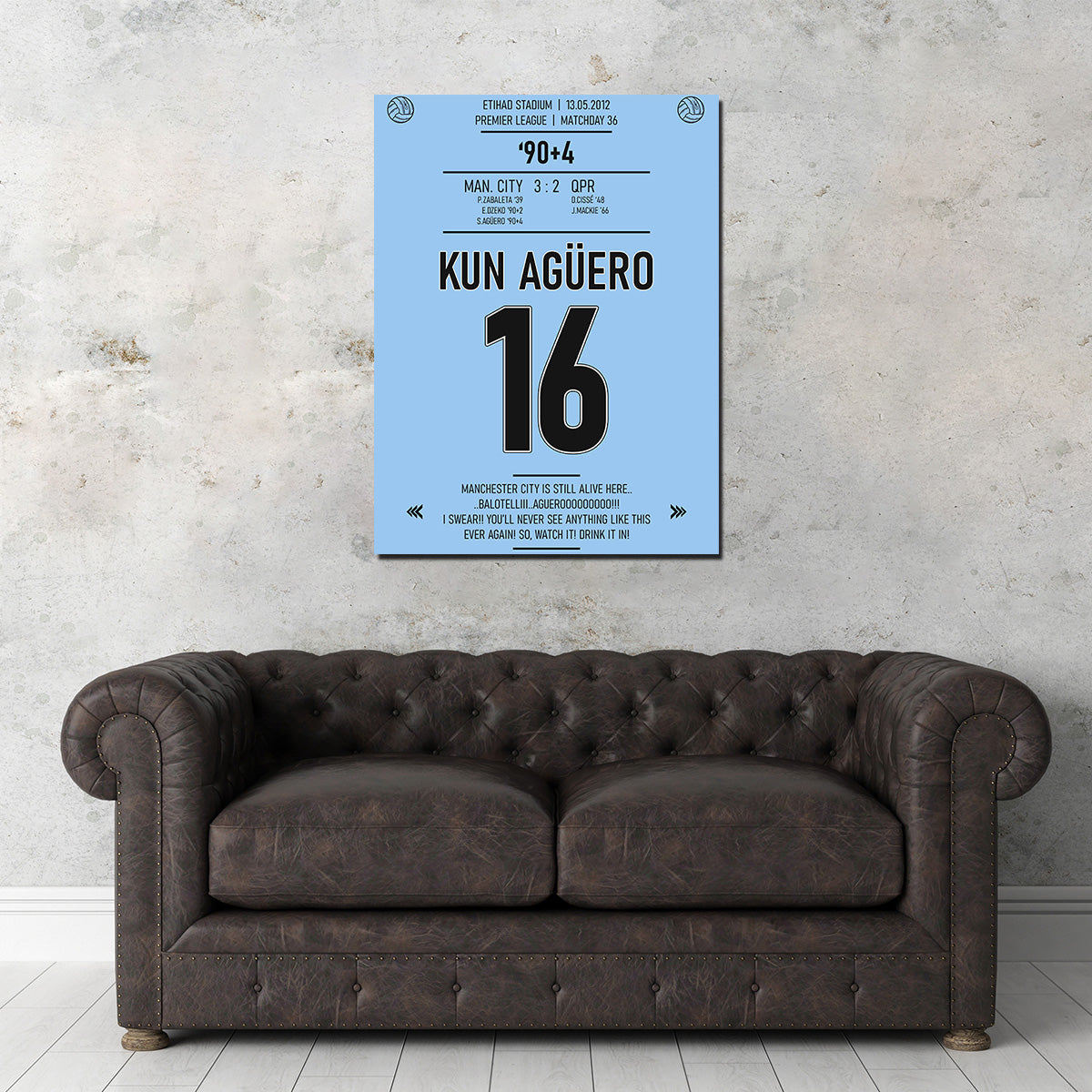 Kun Aguero - Stunning Artwork on Museum Quality Canvas