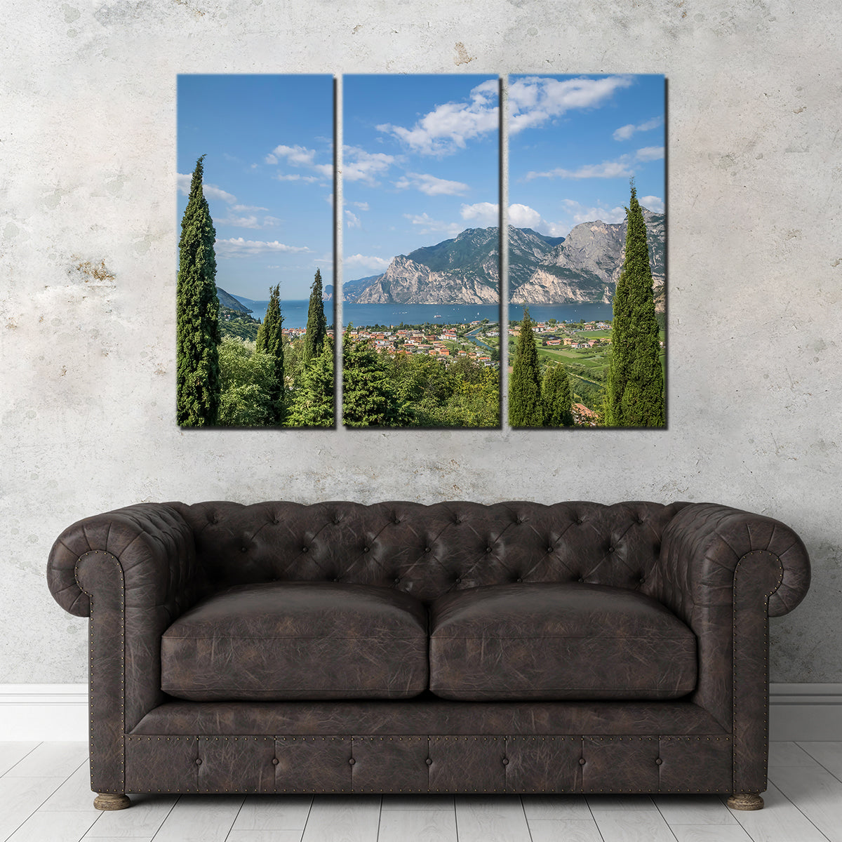 Stunning View of Lake Garda Wall Art by Melanie Viola