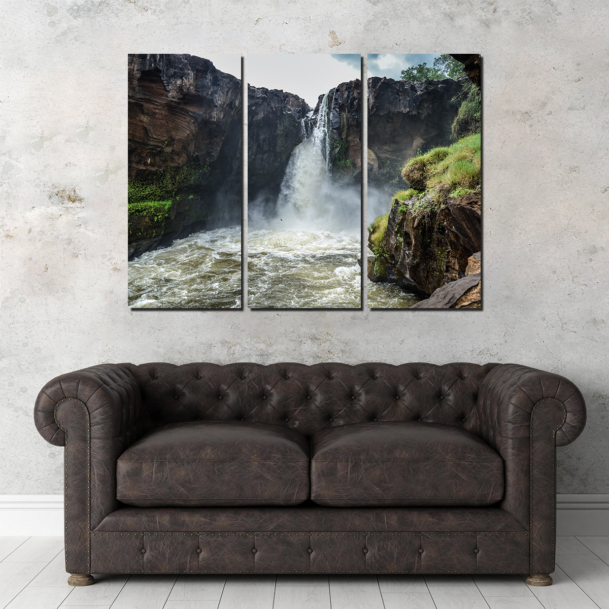 Brazilian Rio Farinha Waterfall Wall Art by Sofia Leite Fonseca