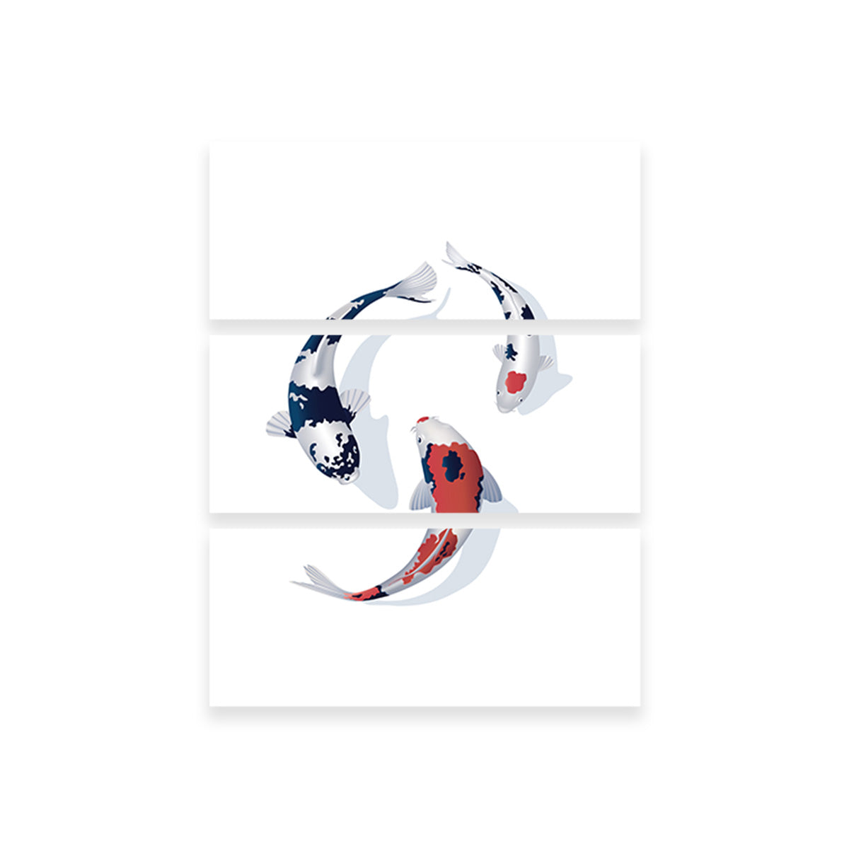 Exquisite Koi Fish Trio Wall Art for Stunning Home Decor