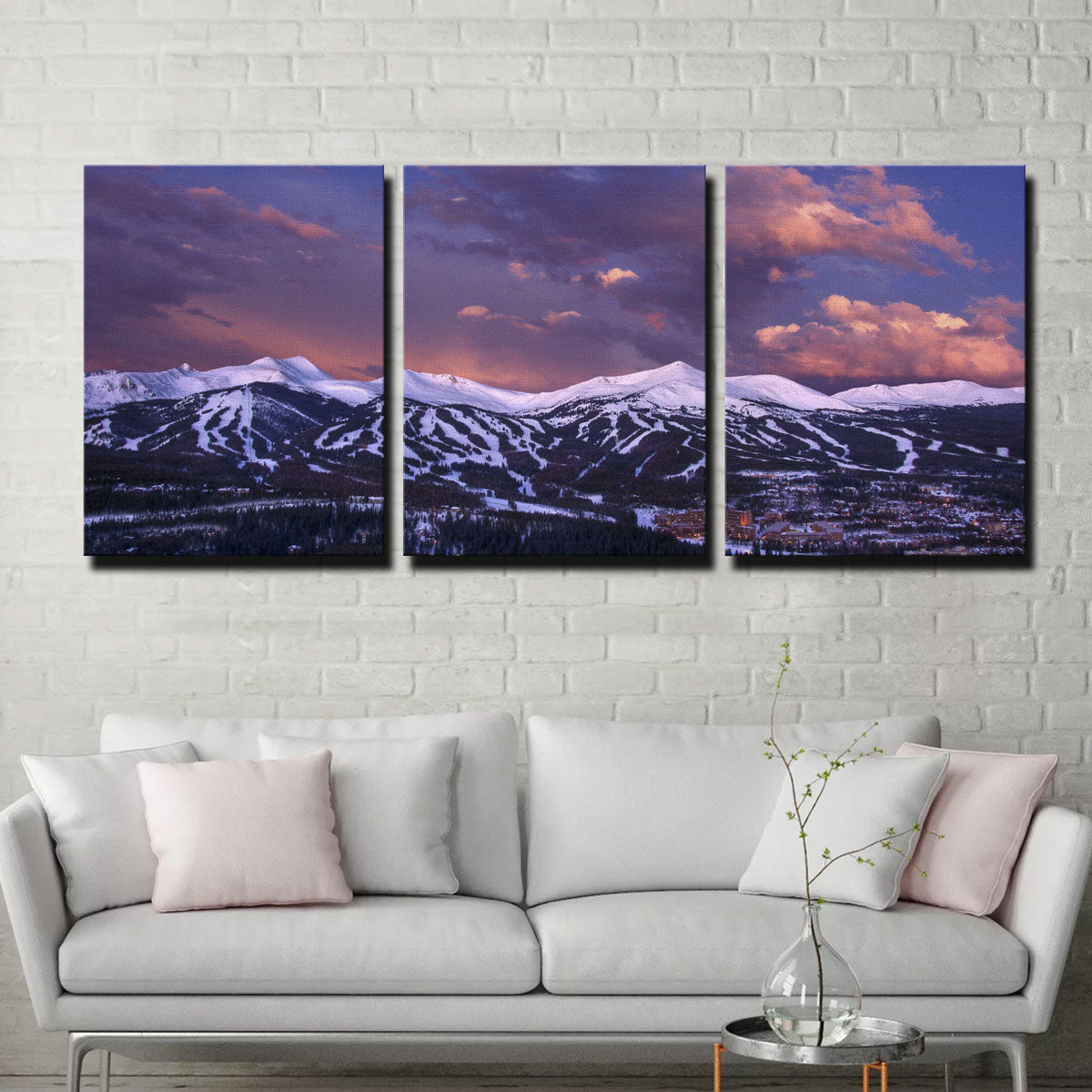 Stunning Breckenridge Wall Art - Sustainable Pine Frame & Museum Quality Canvas