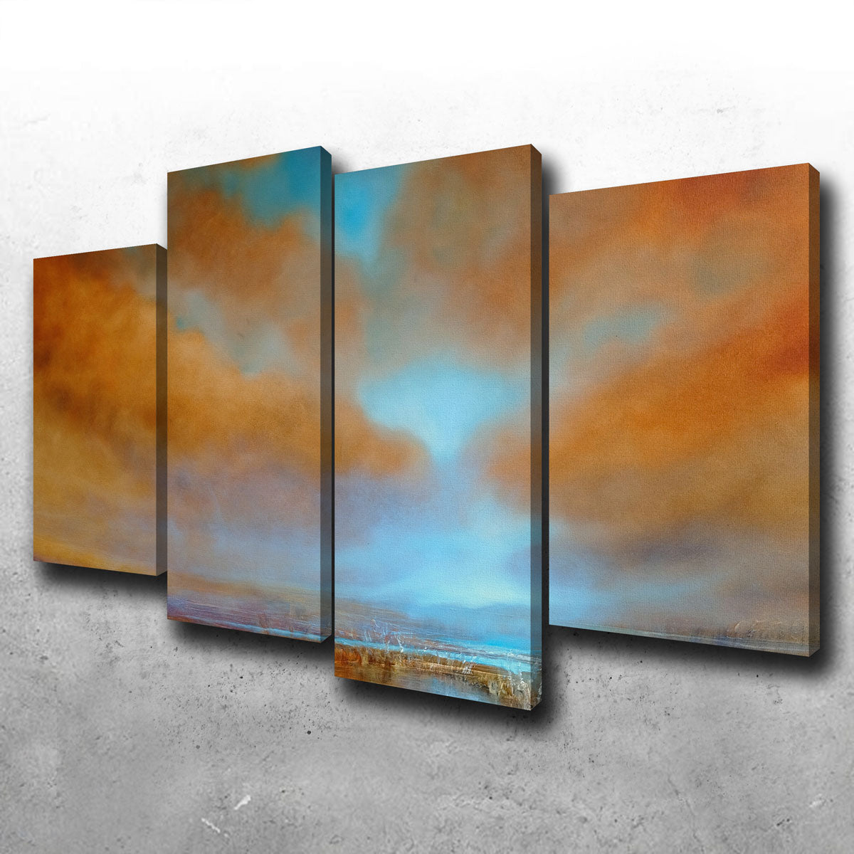 Farben Des Lichts Wall Art - Stunning Sustainable Pine Wood Framed Canvas Prints