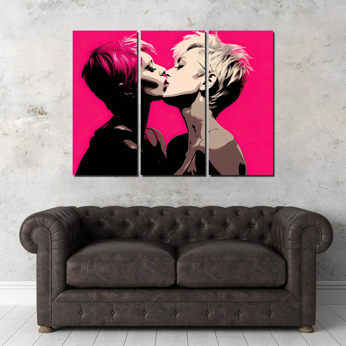 Gorgeous Lady Gaga & Pink Inspiring Wall Art by Ralph & Laura Design