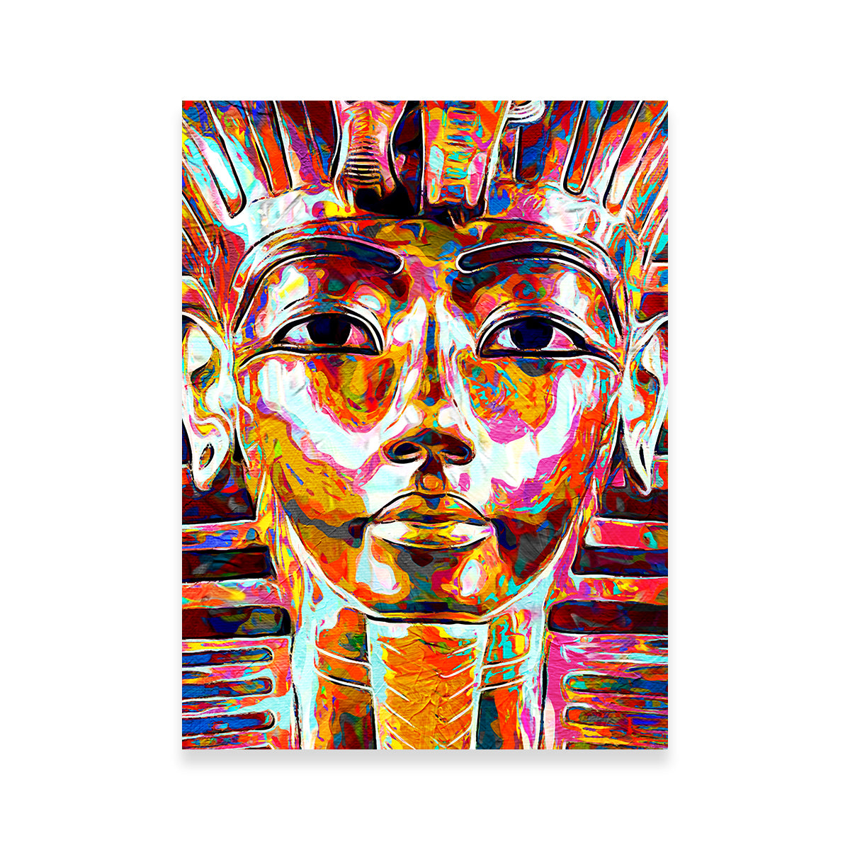 Exquisite King Tut Wall Art by Stephen Chambers