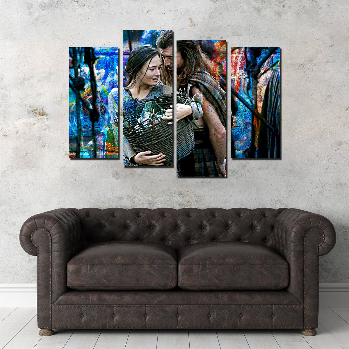 Exquisite Murron and Wallace Kiln - Dried Pine Wood Canvas Prints