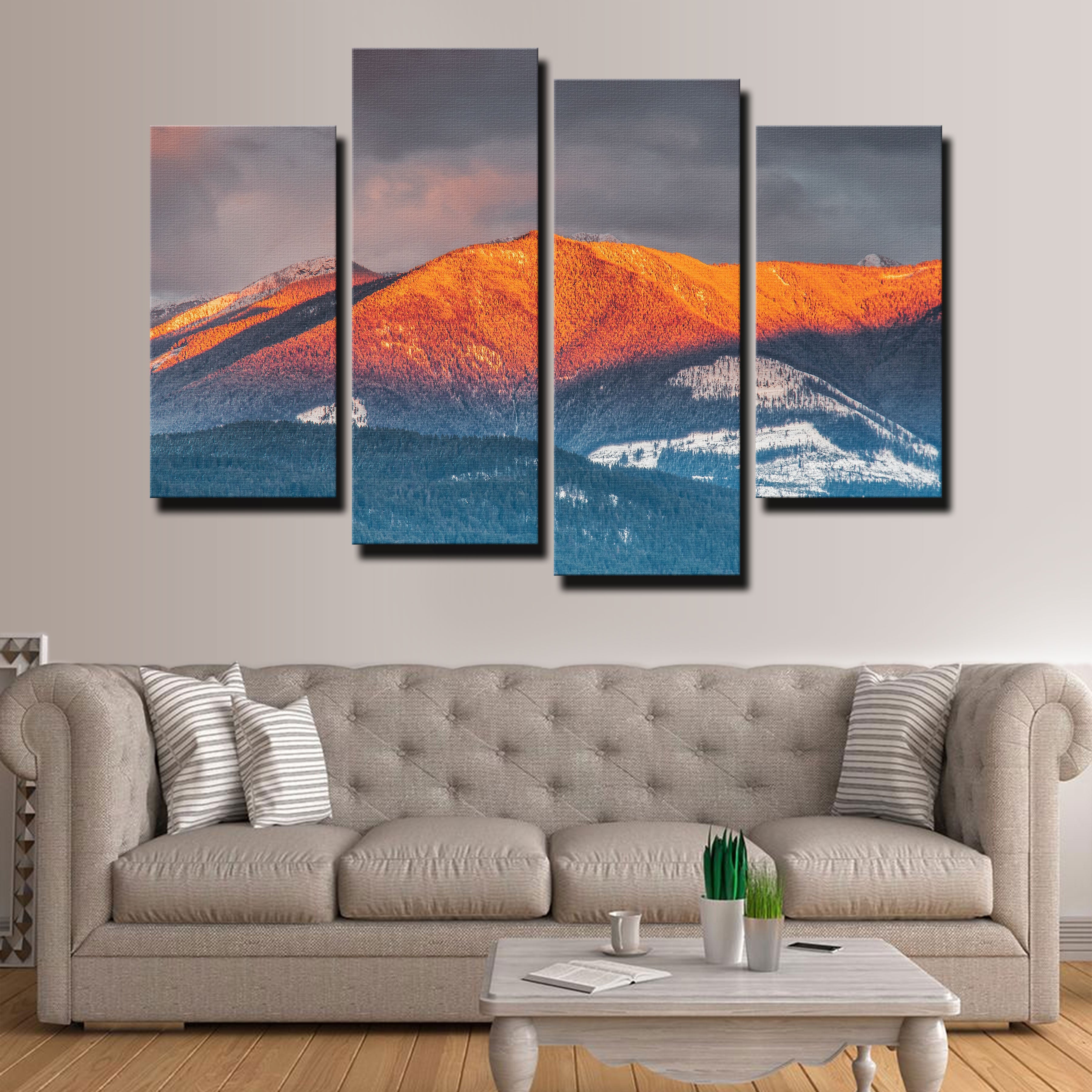 Stunning Kootenay Peaks Wall Art by Mike Cotton