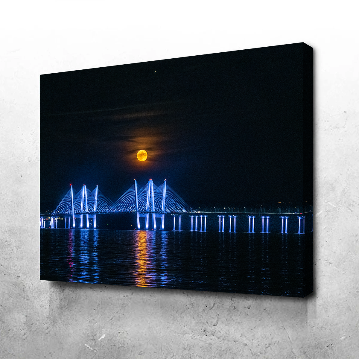 Stunning Buck Moon Rising Wall Art by Dennis Maida