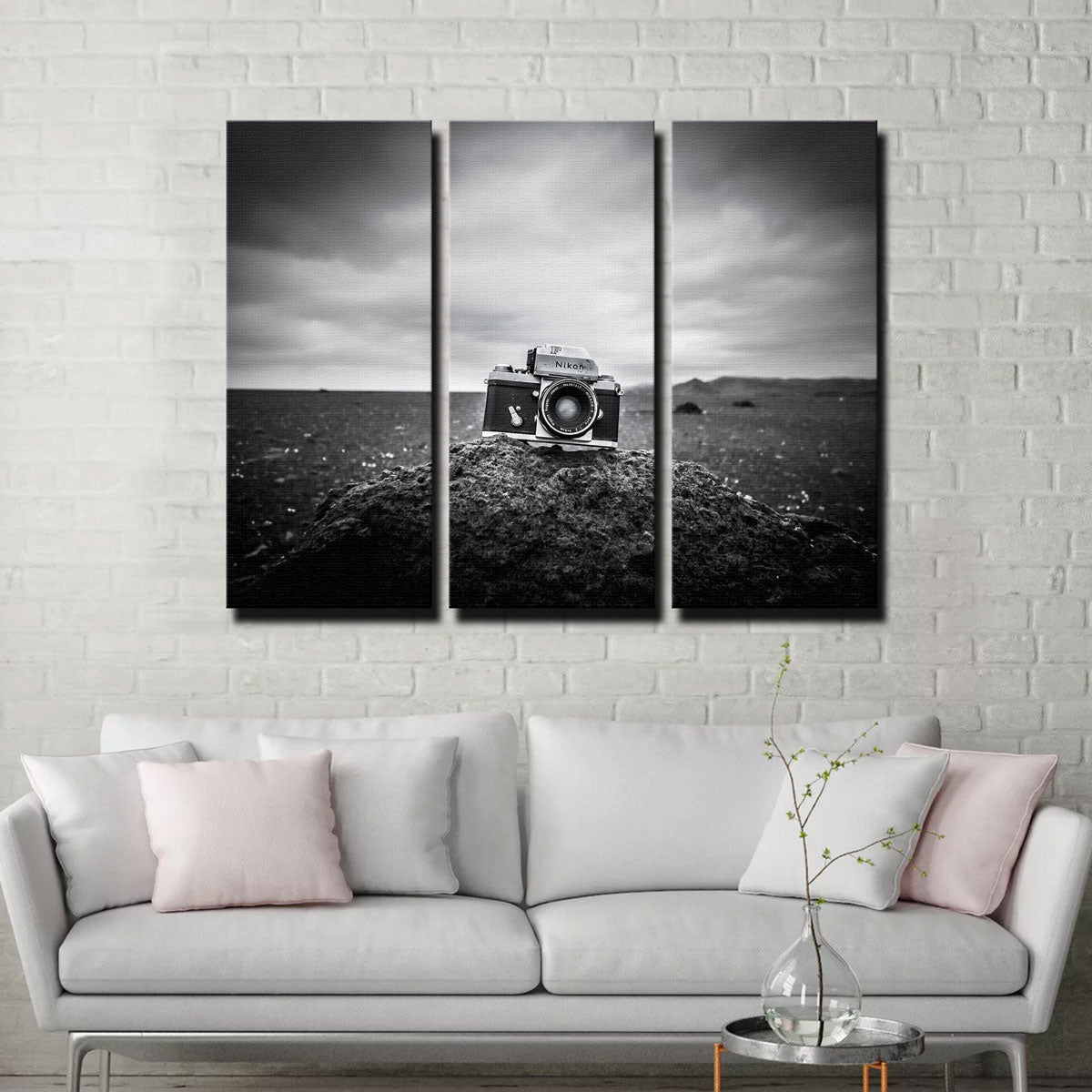 Stunning Vintage Iceland Wall Art by Dennis Maida