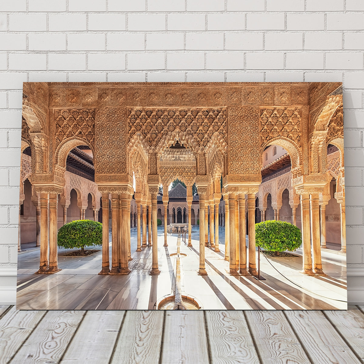 Enchanting Sunlight in the Alhambra Wall Art - Captivating Decor Piece