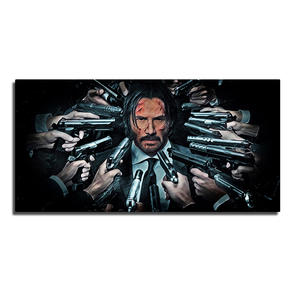 John Wick Stunning Panoramic Wall Art for Home Decor