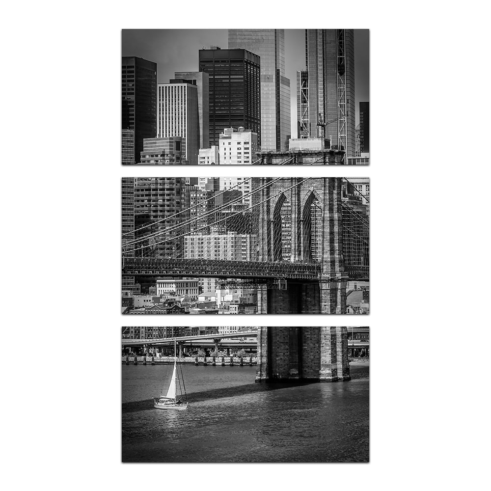Stunning Brooklyn Bridge & Lower Manhattan Wall Art by Melanie Viola