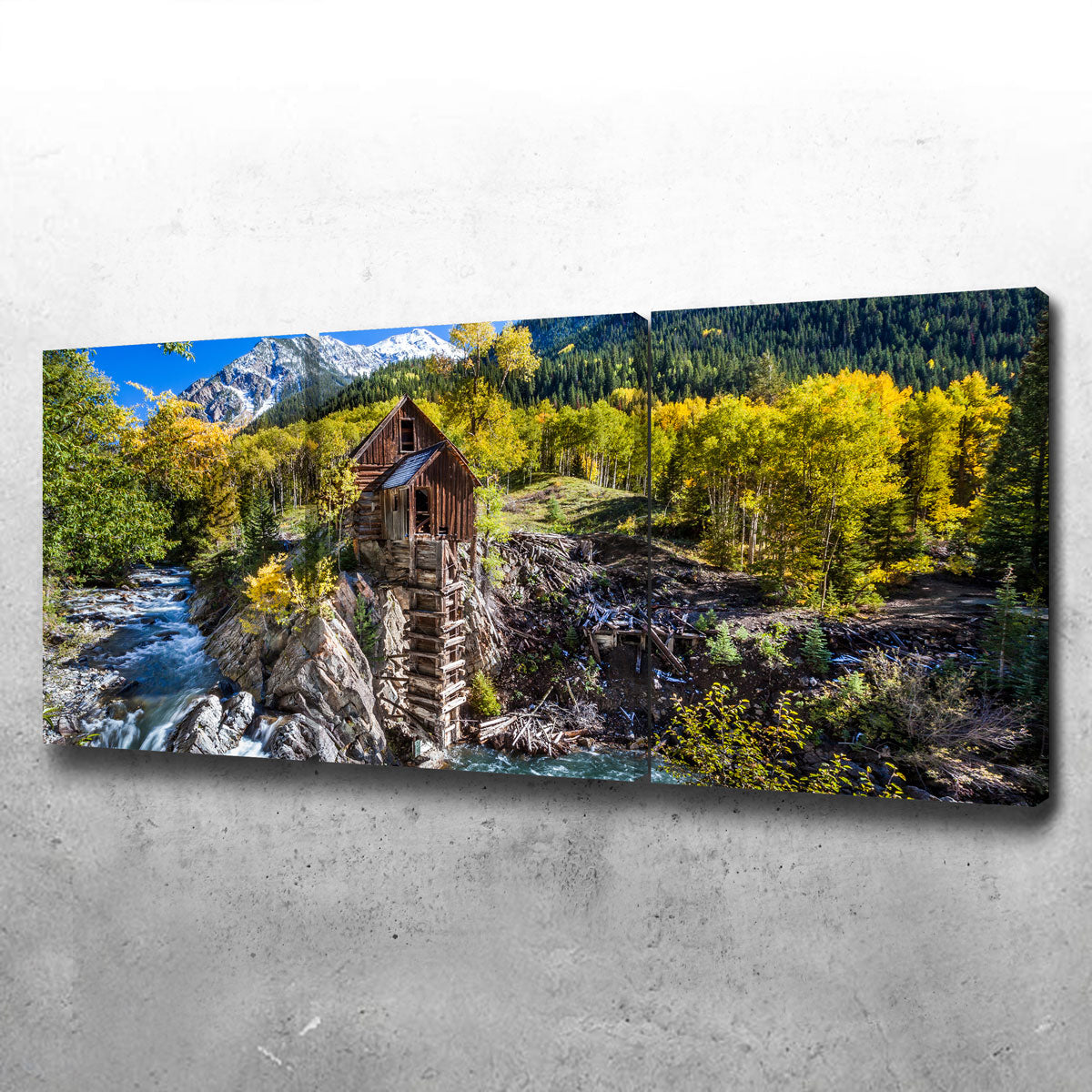 Exquisite Crystal Mill Wall Art - Museum-Quality Canvas Print