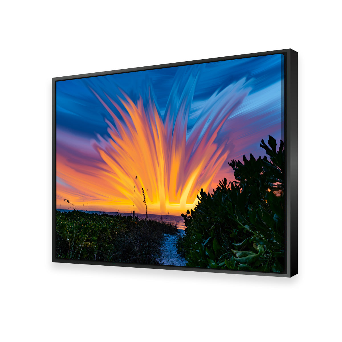 Stunning Fire Sky Wall Art by Eileen Rollin