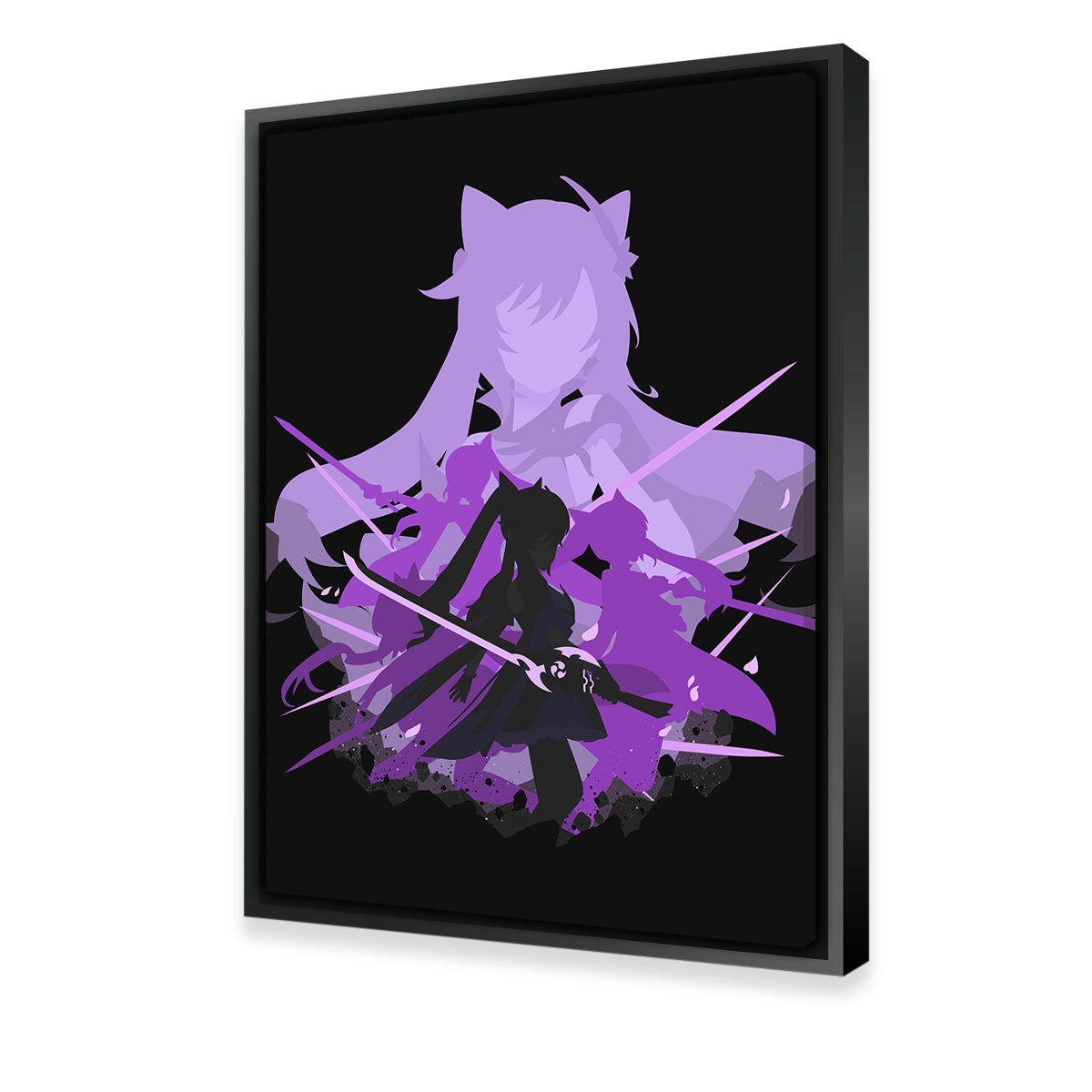 Exquisite Keqing Wall Art by Amrisaurus