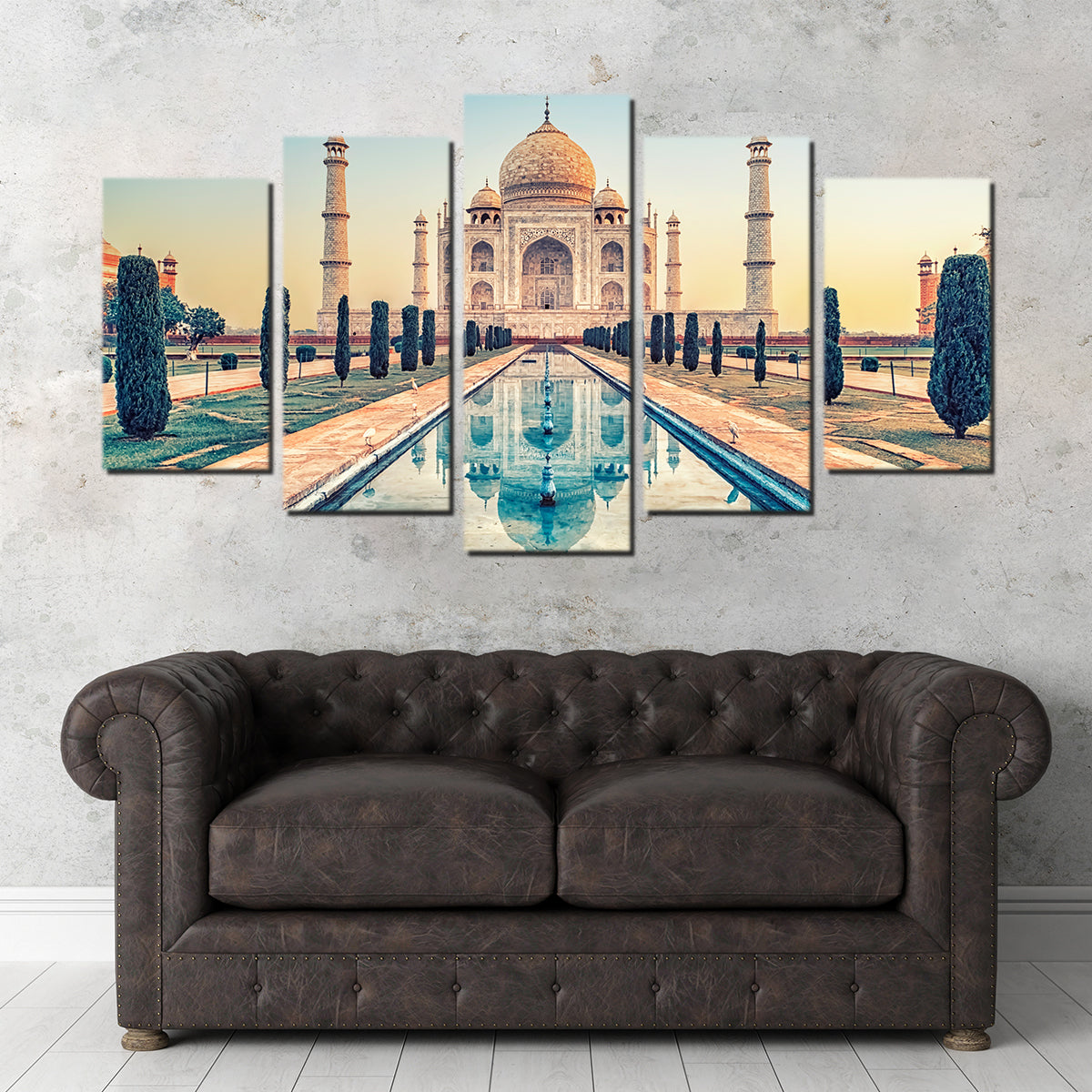 Exquisite Taj Mahal Mausoleum Wall Art by Manjik Pictures