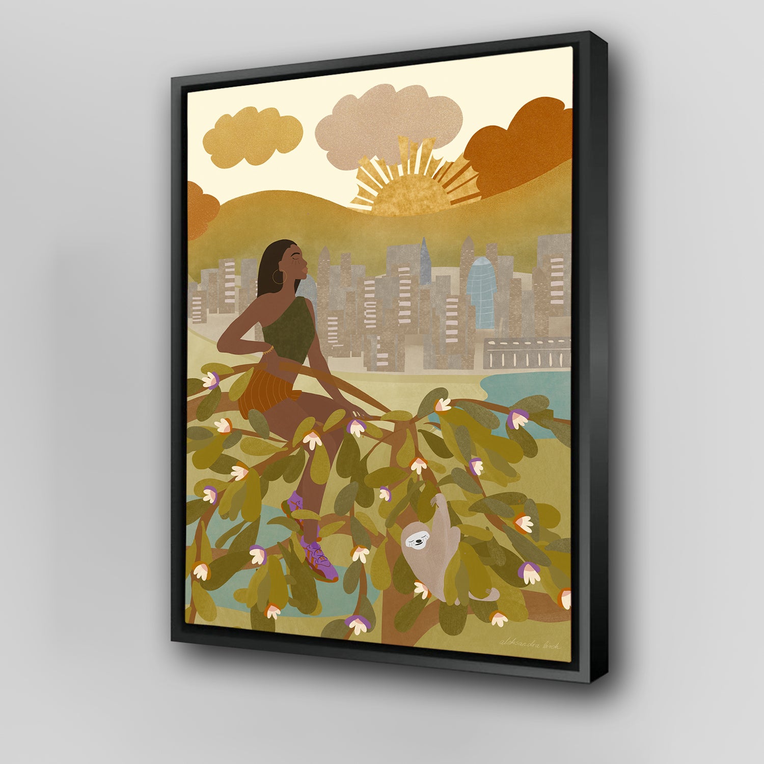Stunning Supergirl Wall Art by Birch & Ink Sisters