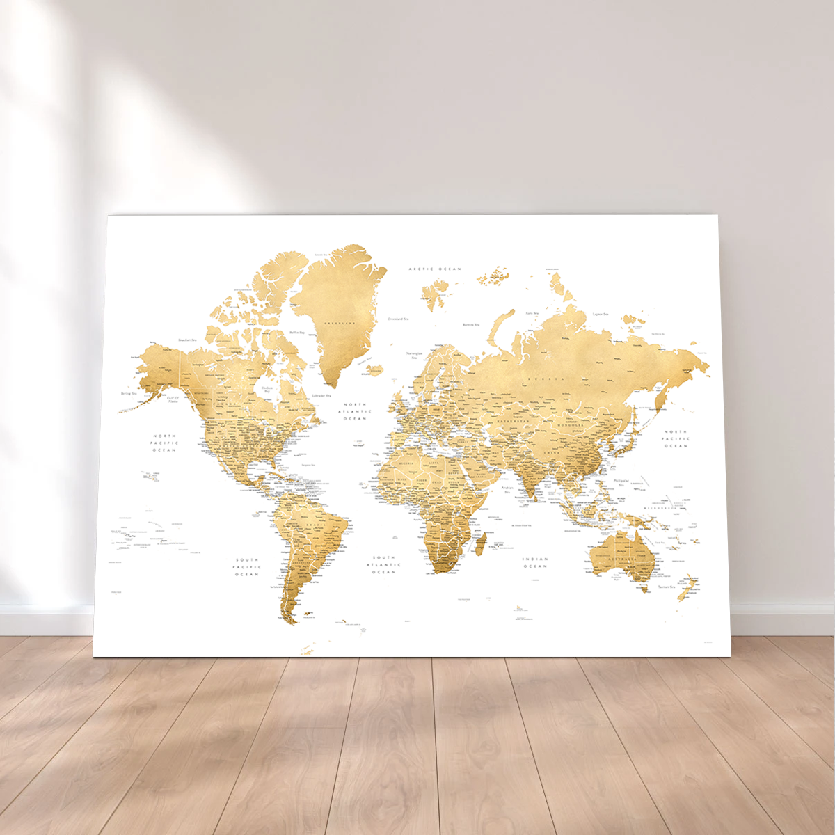 Stunning World Map 10 Wall Art for Home Decor