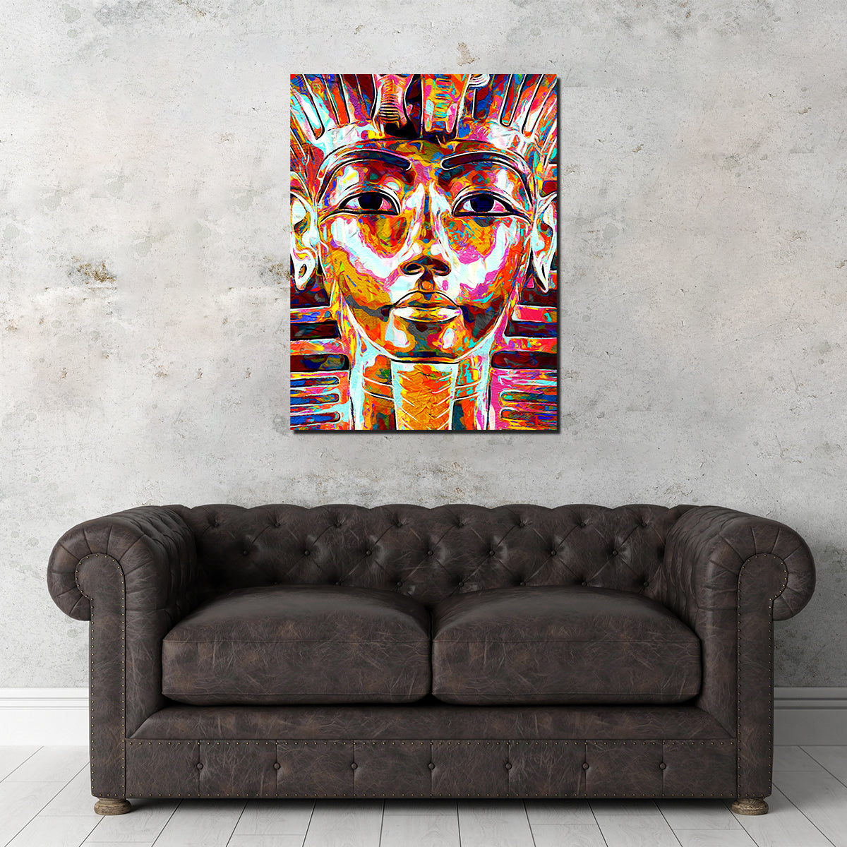 Exquisite King Tut Wall Art by Stephen Chambers