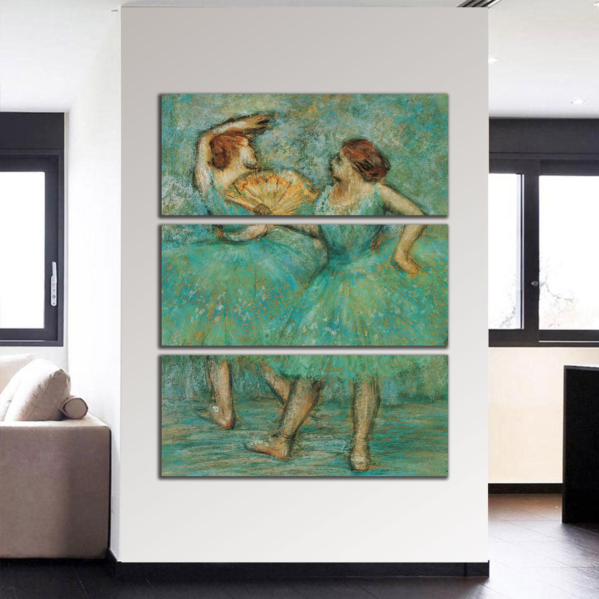 Edgar Degas' Two Dancers Exquisite Wall Art