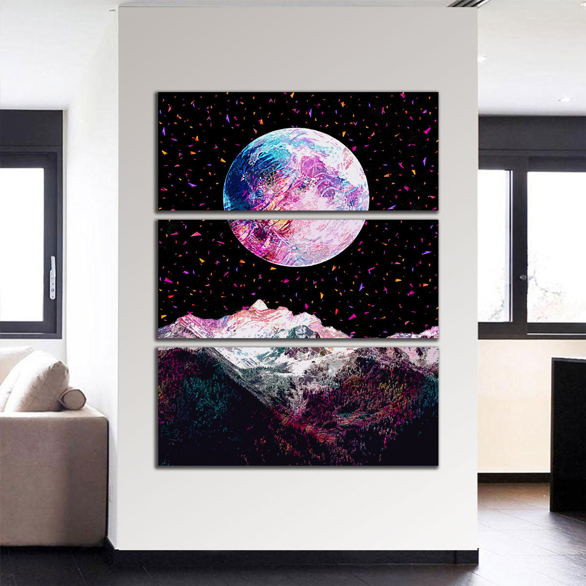Stunning Moonscape 7 Wall Art by Gab Fernando