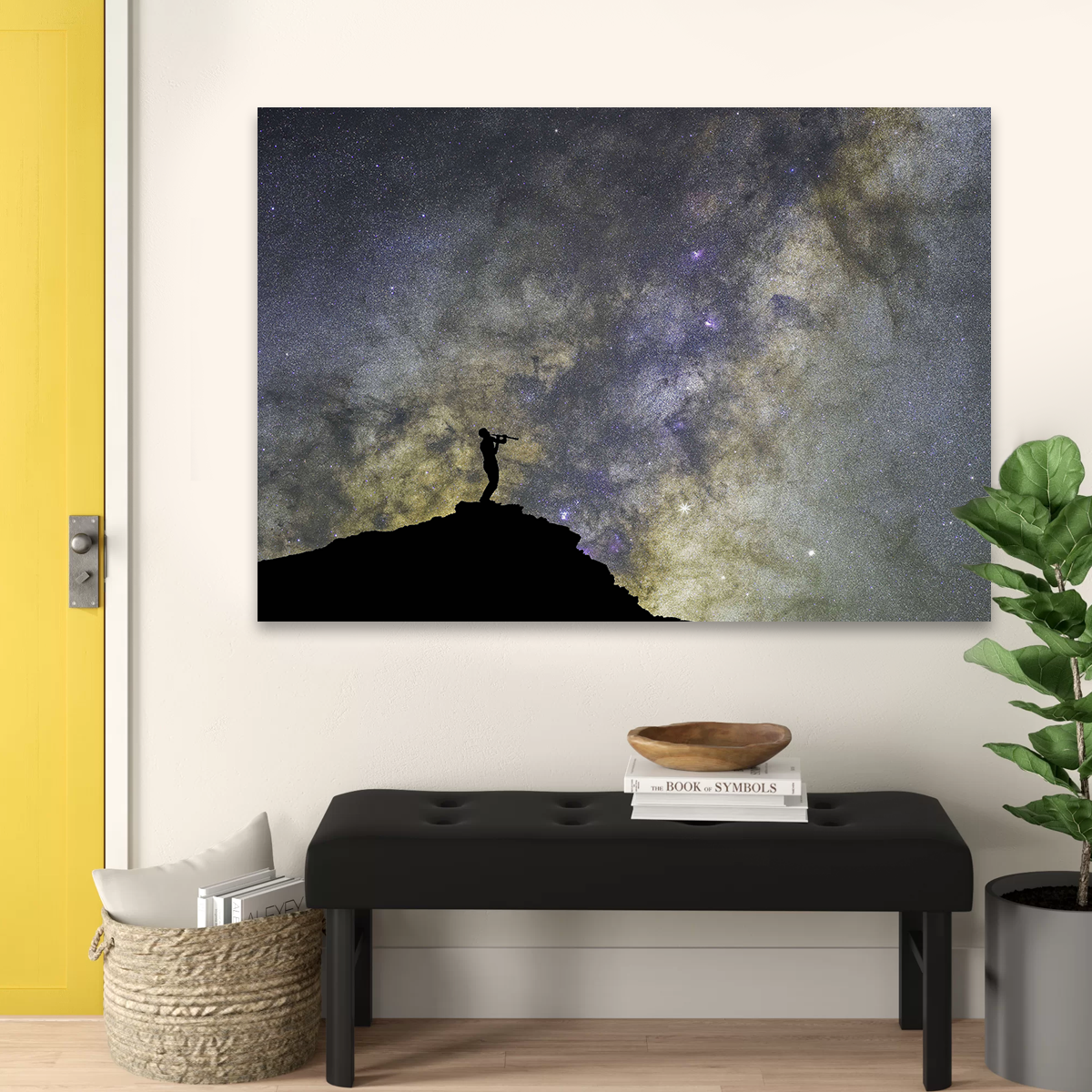 Exquisite The Oboe Player Wall Art by Jeff Graphy