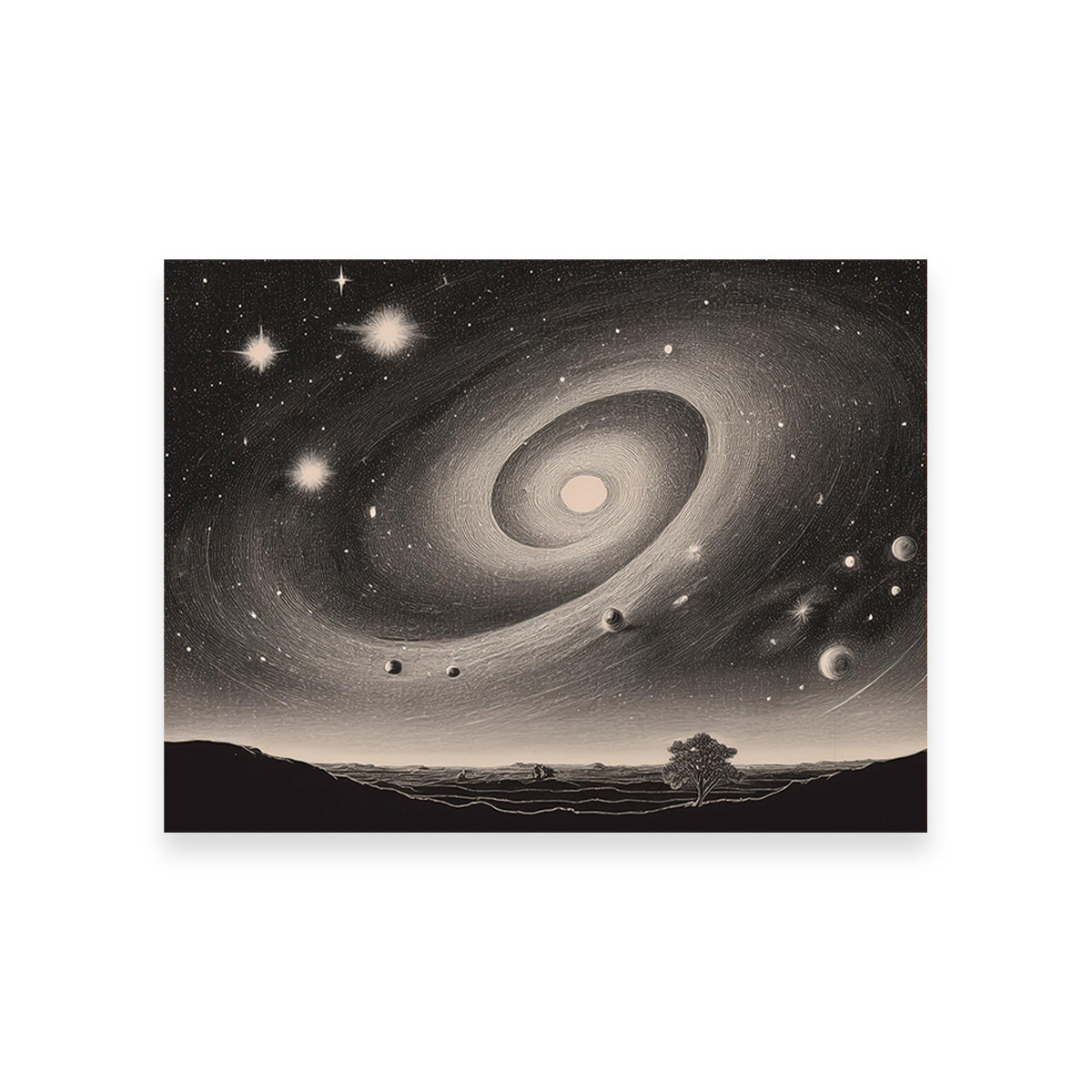 Stunning Vintage Galaxy Art Wall Decor for Home