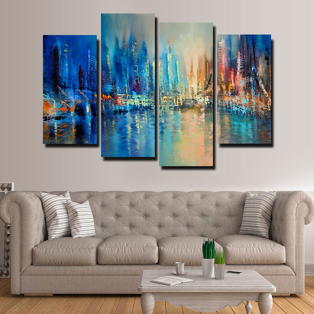 Exquisite The Town Wall Art by Annette Schmucker