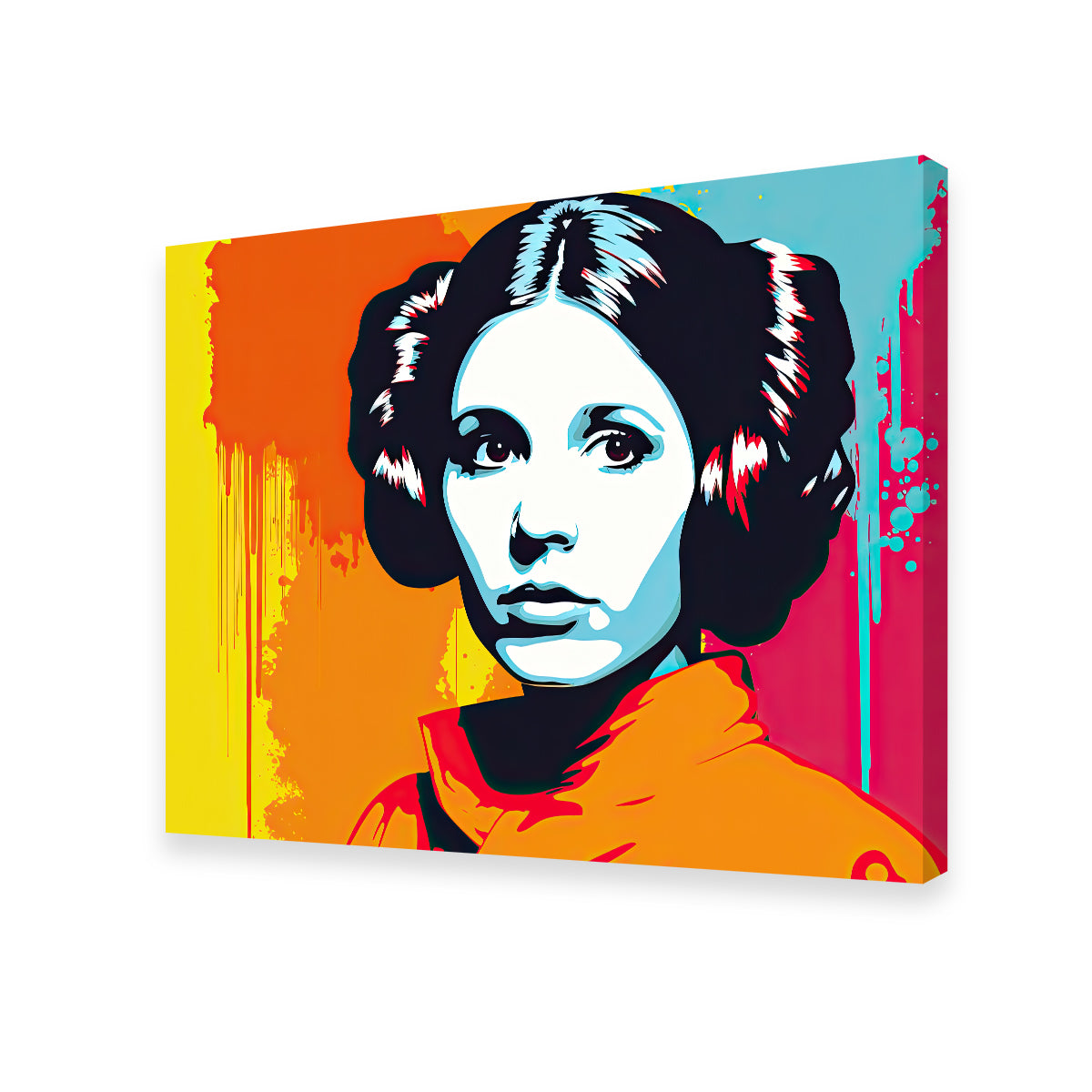 Leia Warhol Inspired Contemporary Wall Art by Ralph & Laura Design