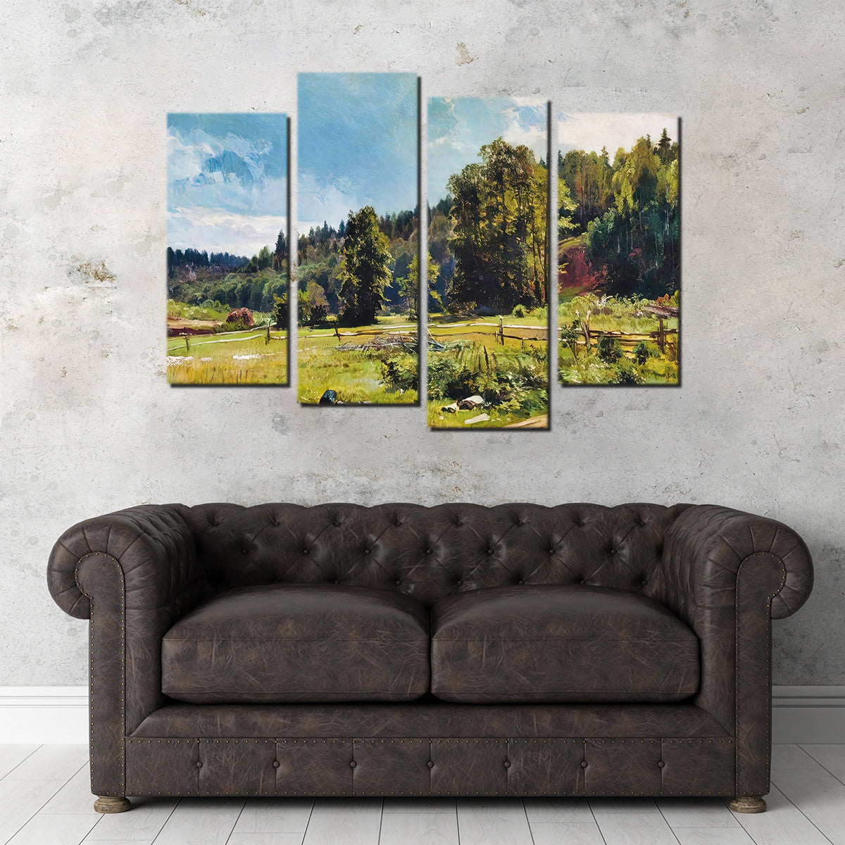 Stunning Meadow at the Forest Edge Wall Art by Denise Dundon