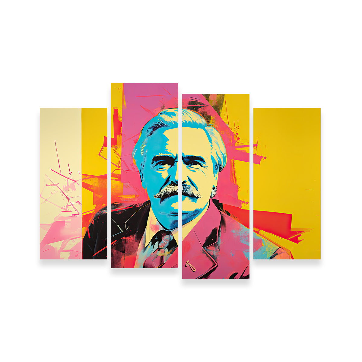 Lech Wałęsa - Stunning Warhol Style Wall Art for Your Home Decor