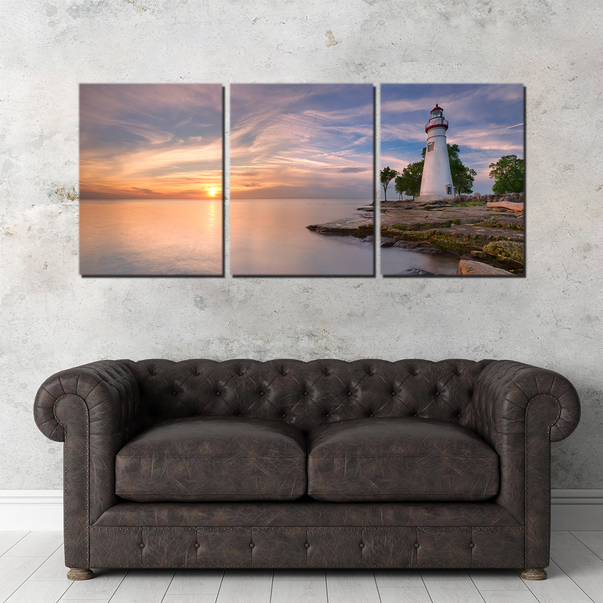 Gorgeous Marblehead Lighthouse on Lake Erie Wall Art for Stunning Decor