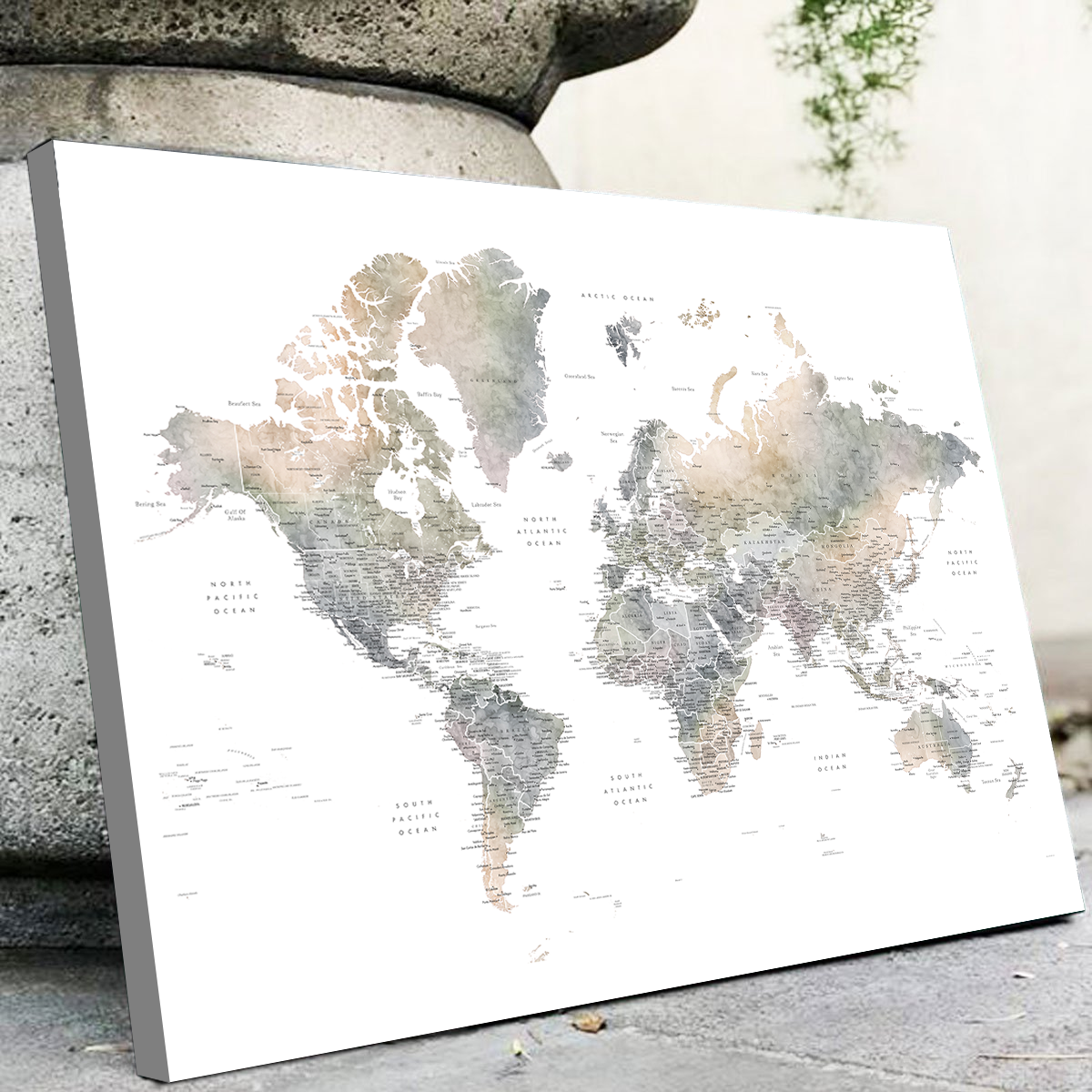 Stunning World Map 36 Wall Art for Your Home Decor