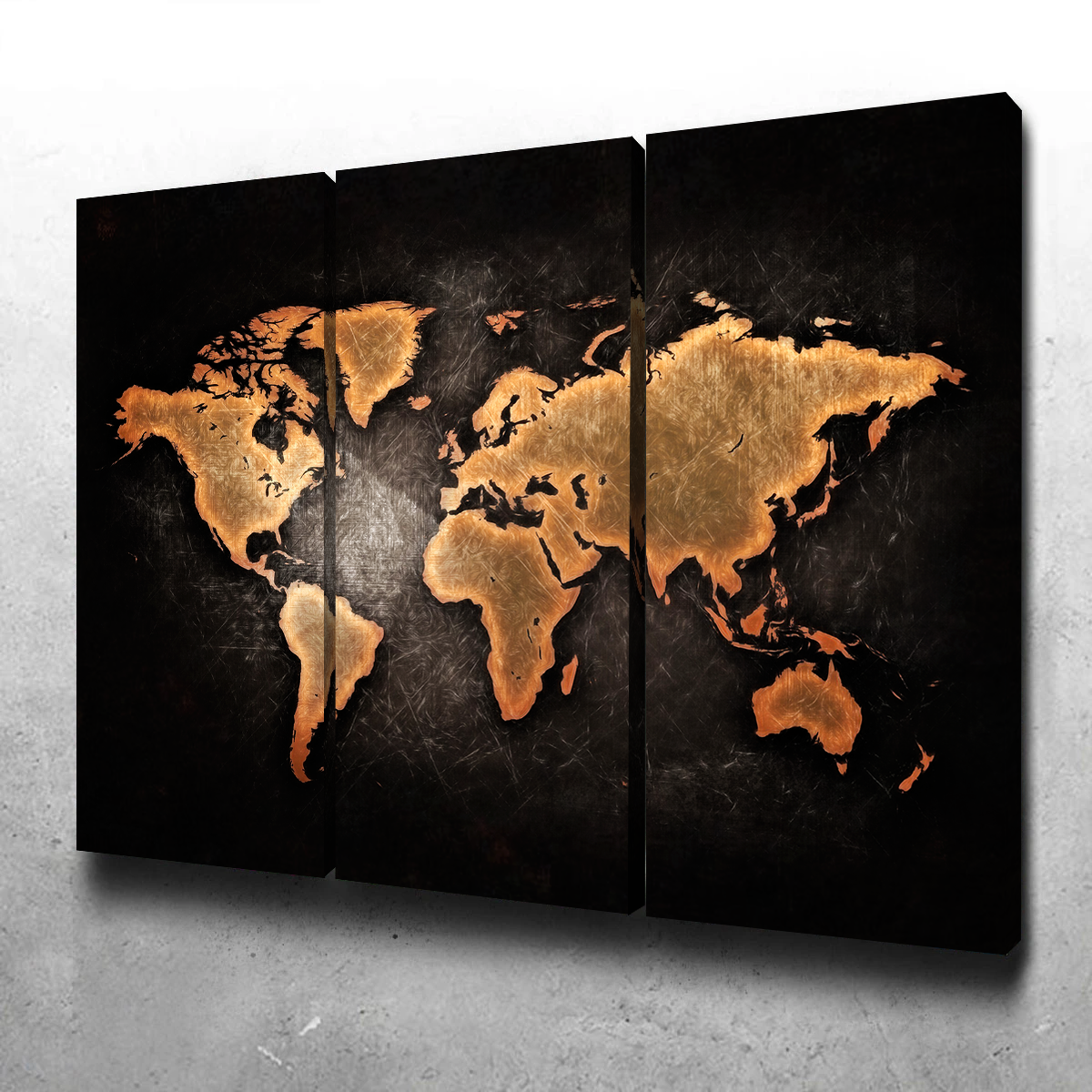 Exquisite World Map Wall Art for Stunning Home Decor