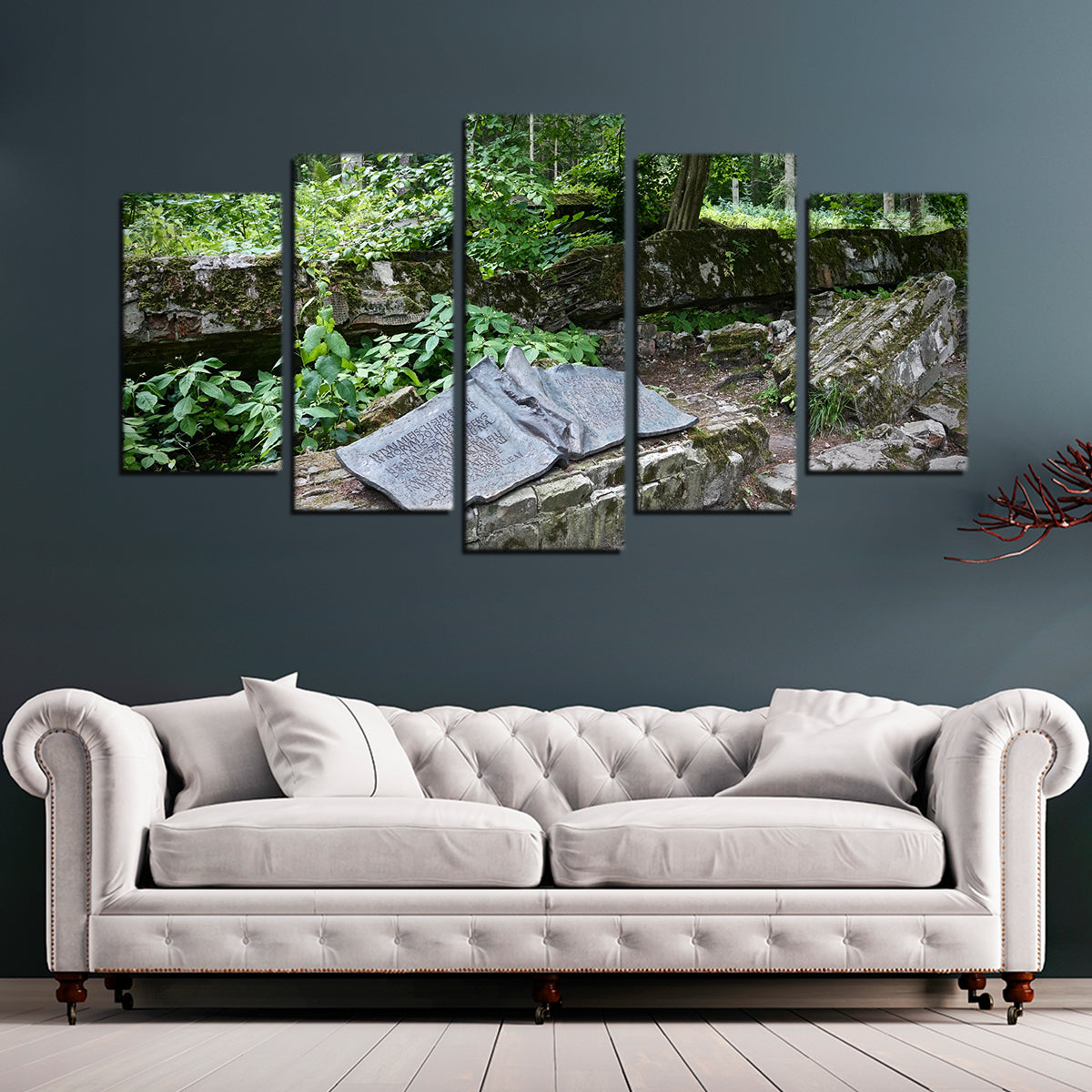 Wolf's Lair - Stauffenberg Bomb Site Wall Art by David Campbell - Museum Quality Canvas Print