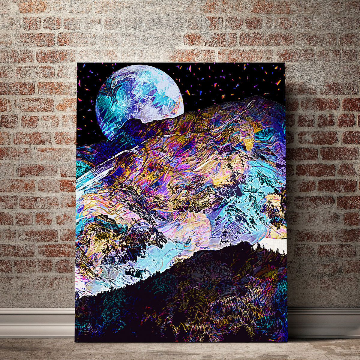 Stunning Moonscape 12 Wall Art by Gab Fernando