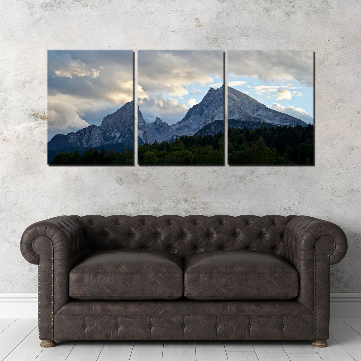 Stunning Watzmann Mountain Wall Art by David Campbell