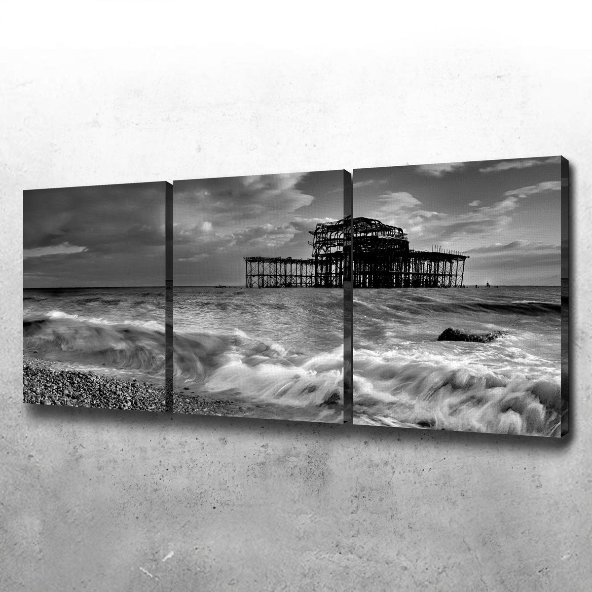 Stunning Brighton West Pier Wall Art by Mike Cotton