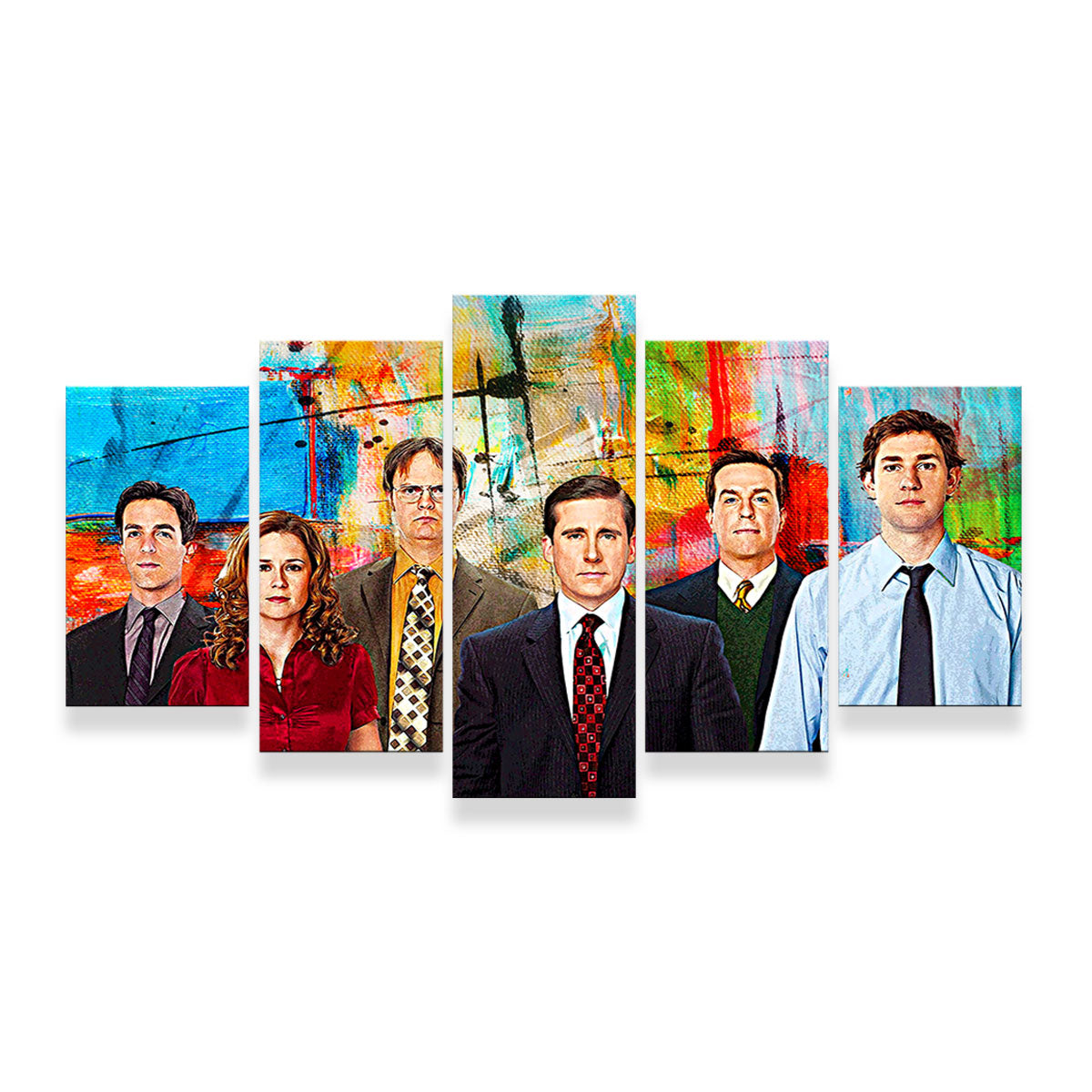 Exquisite The Office Wall Art - Sustainable Pine Wood Framed Museum Quality Canvas