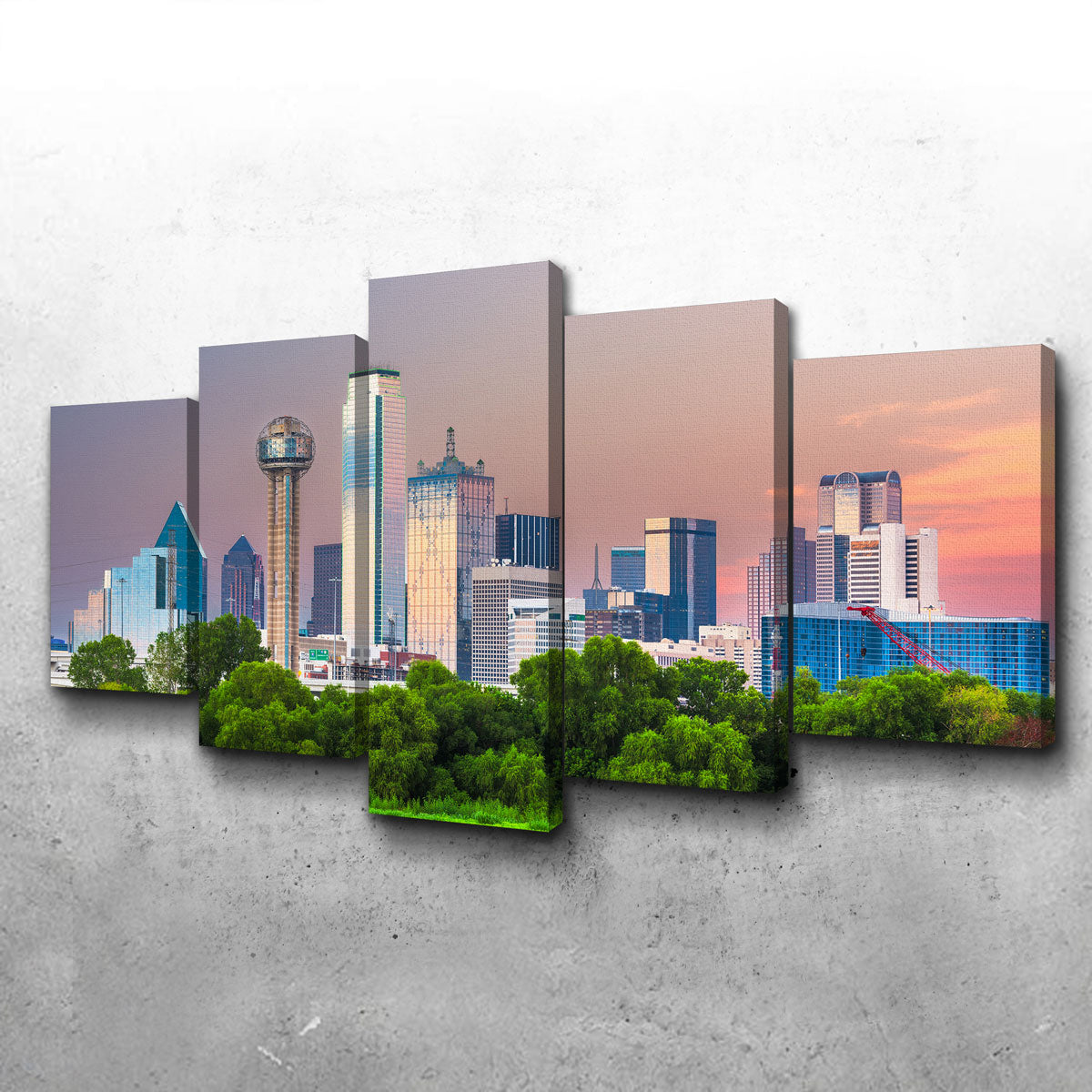 Gorgeous Dallas Skyline Wall Art for Stunning Home Decor