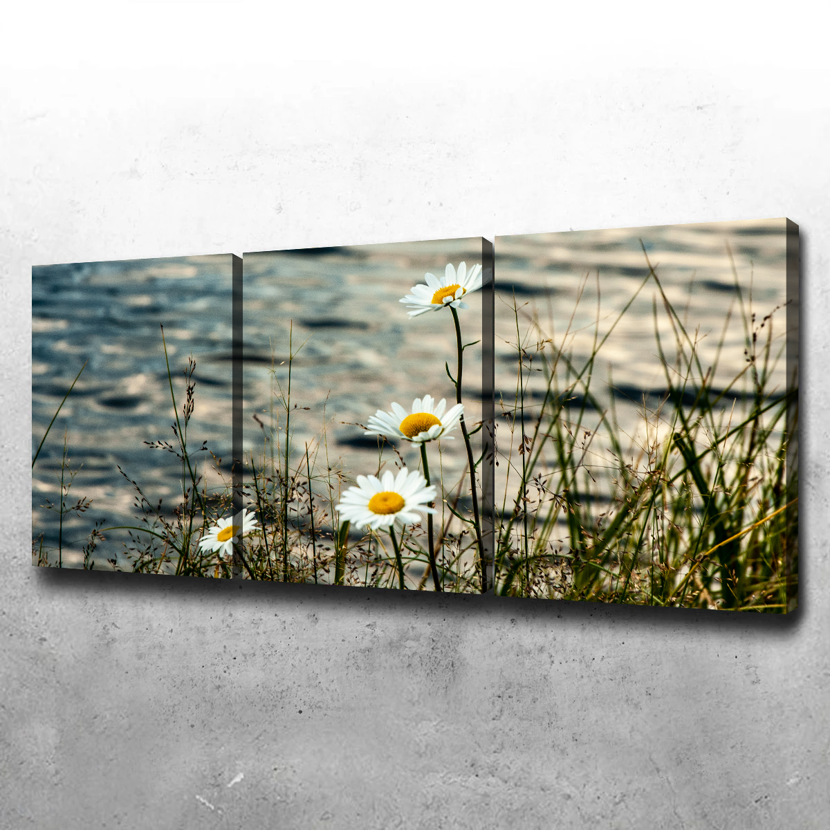Stunning Lake Flowers Wall Art by Kyle Sherry