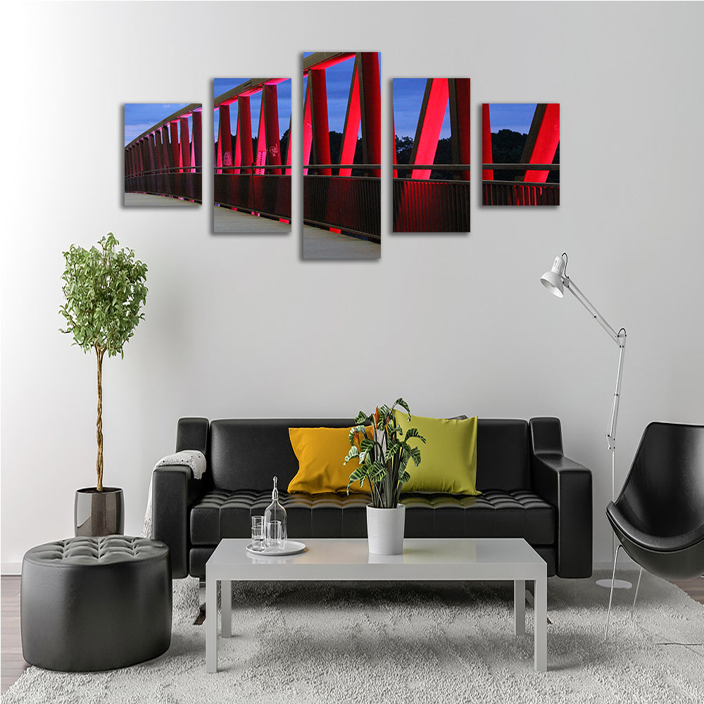 Stunning Two Rivers Park Bridge Wall Art for Your Home Decor